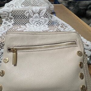 Hammit Nash, small leather Crossbody/clutch or wristlet in tan leather